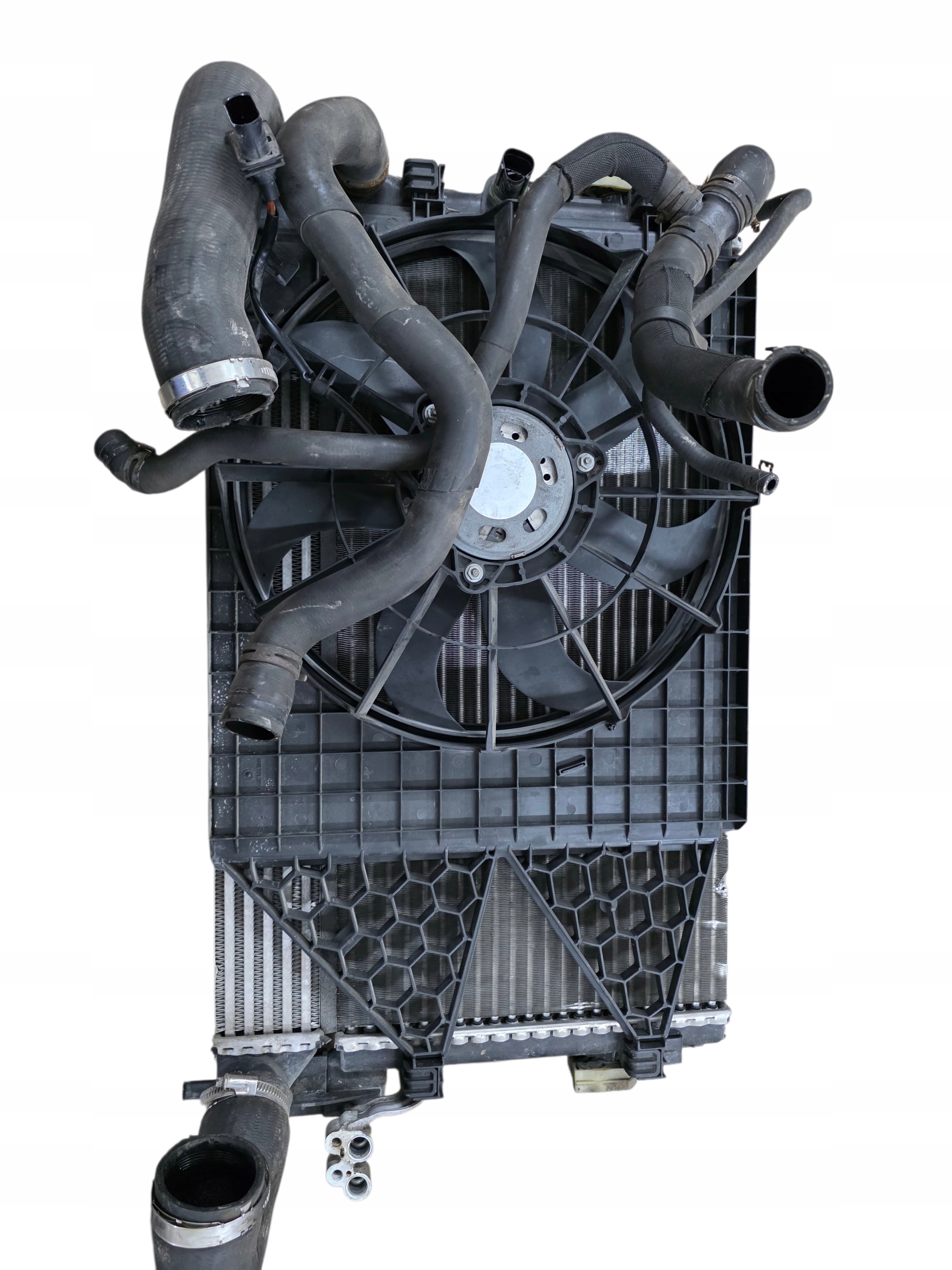 chladiče ventilátor SKODA FABIA II 1.6 TDI KOMPLET
