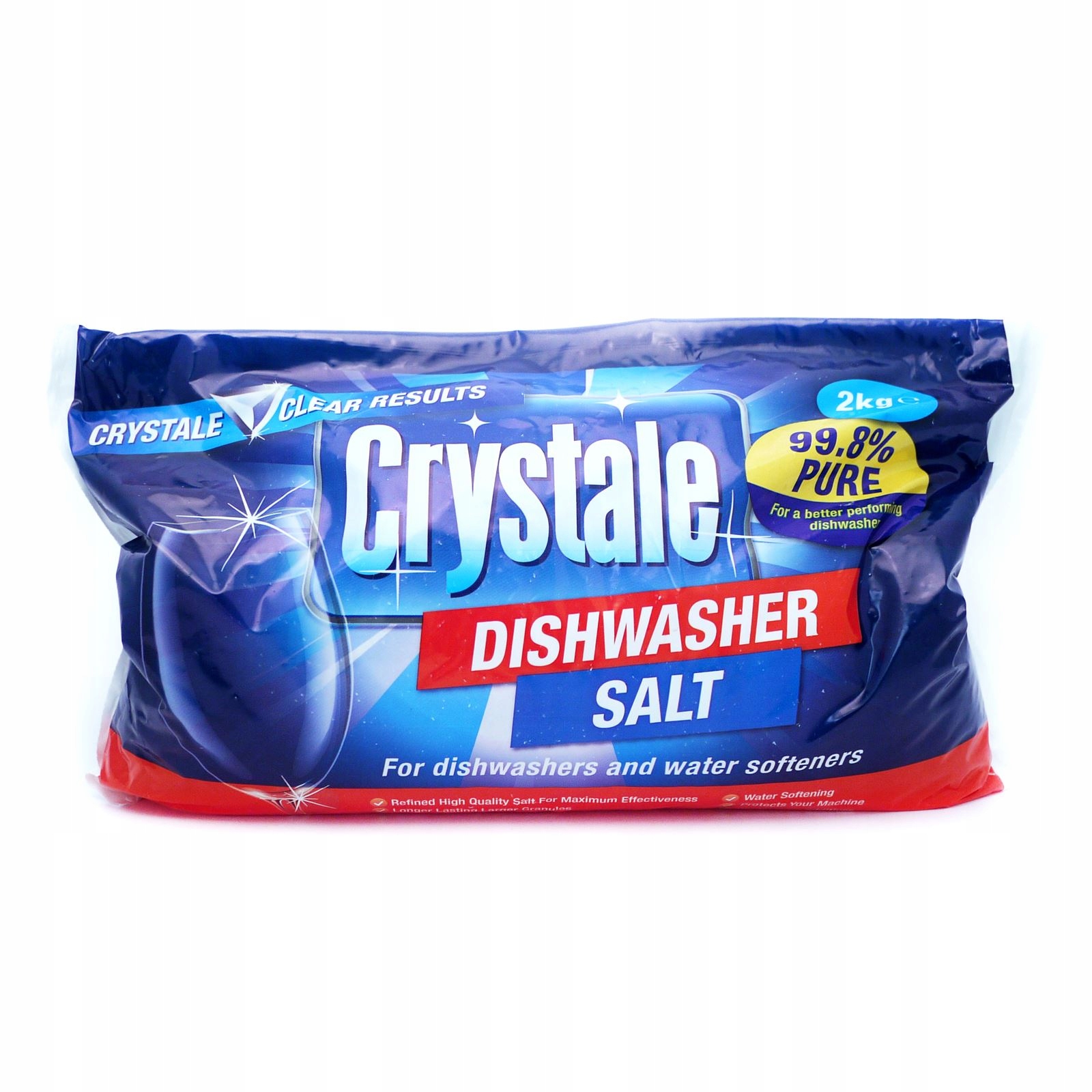 

Crystale Dishwasher Salt 2 kg Sól do zmywarki Uk