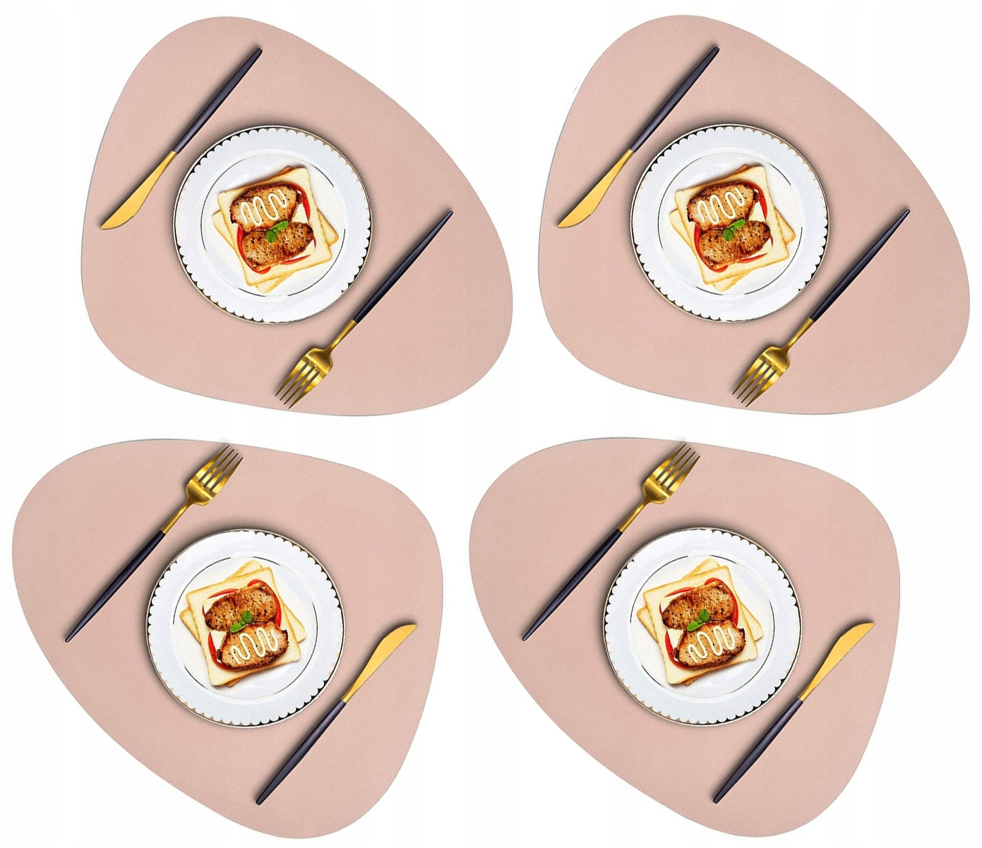 

Zestaw 4 szt. Podkładki Na Stół Do Kuchni Jadalni