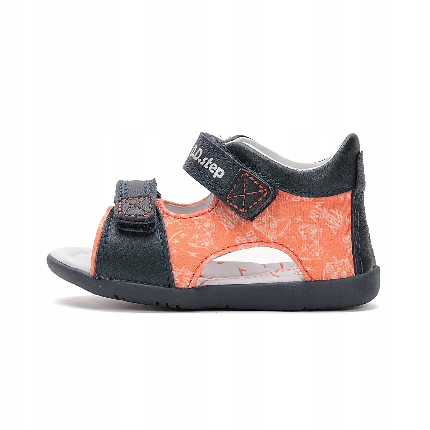 Sandały skórzane DD Step G075-51862A Orange 23