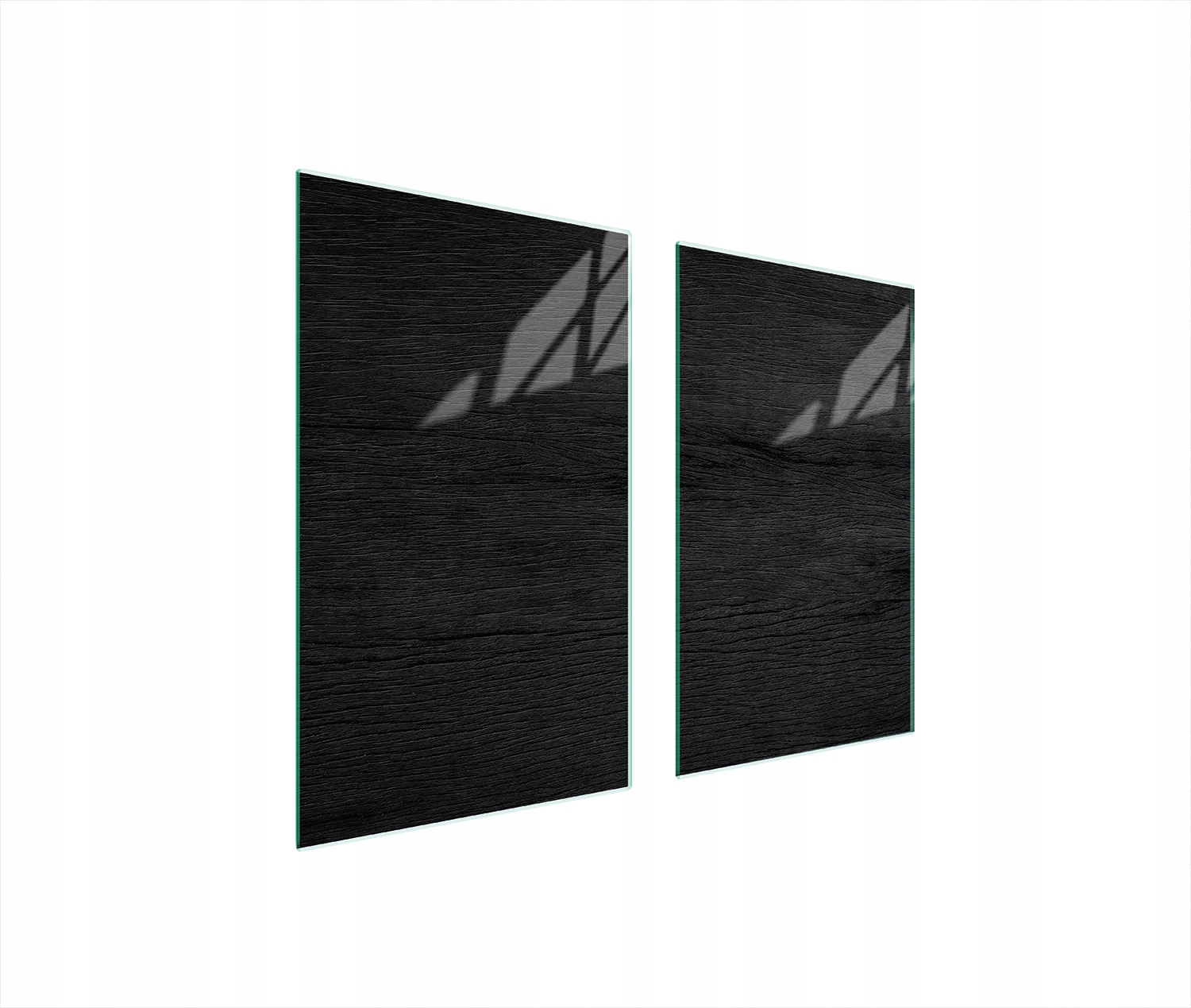 Ochranná Skleněná Deska Na Sporák 75x52 Černá Tvrzené Sklo