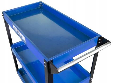 Wózek Warsztatowy Narzędziowy Serwisowy 3 Półki Szafka Narzędziowa