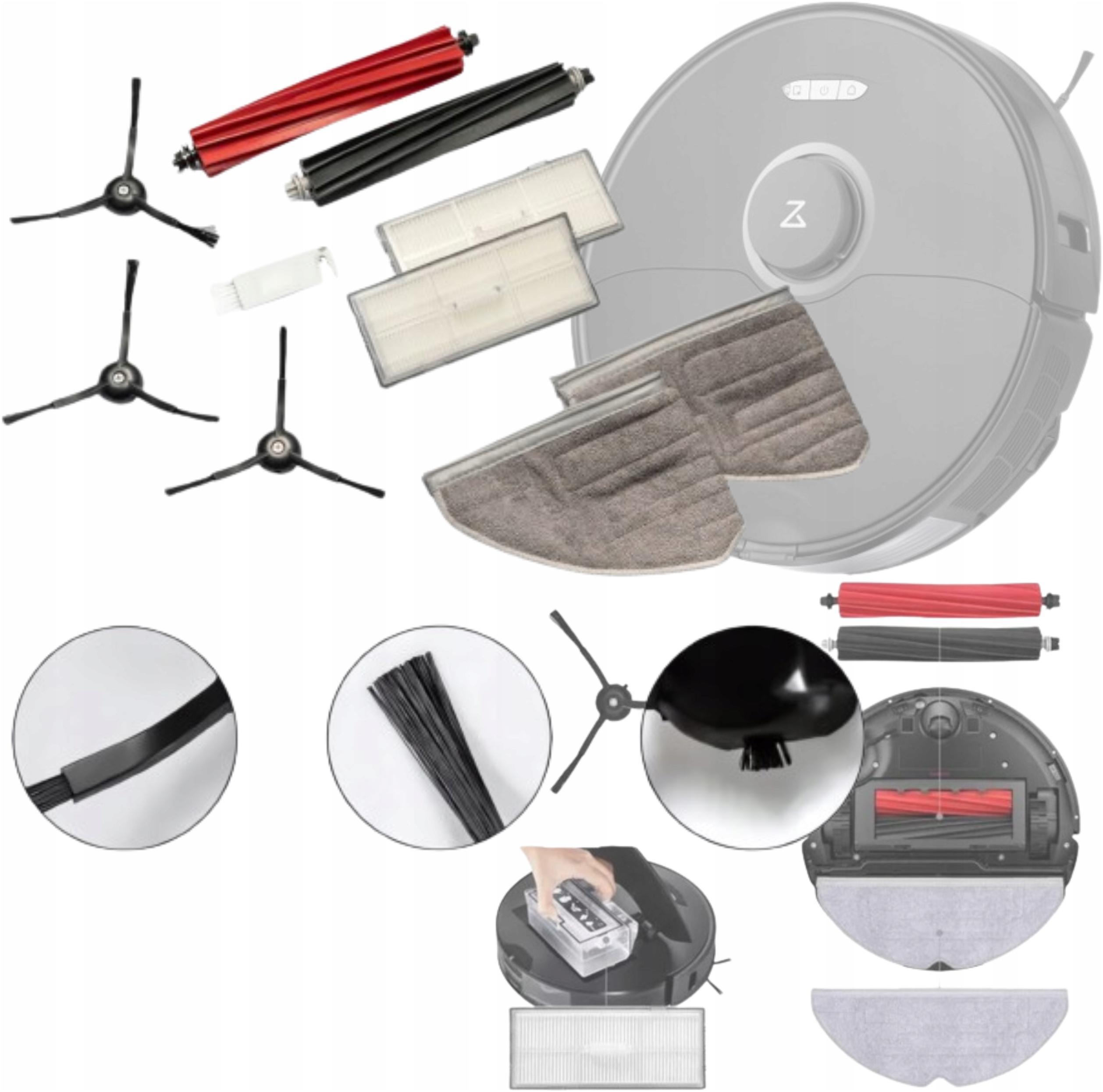 Sada příslušenství pro Roborock S8 ultra Hepa filtr boční kartáč válečkový mop