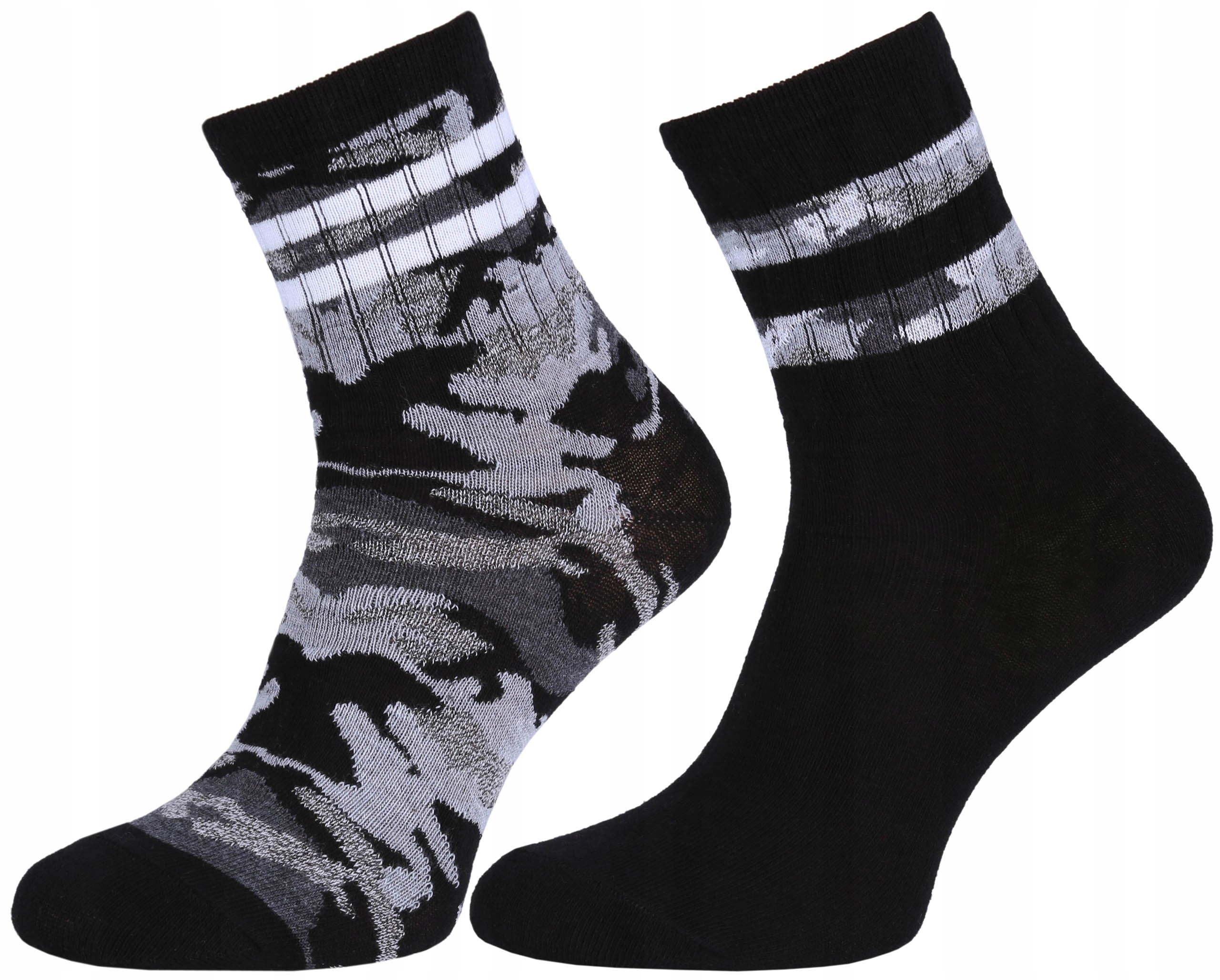 

2x Czarno-moro skarpetki chłopięce 37-42 Eu