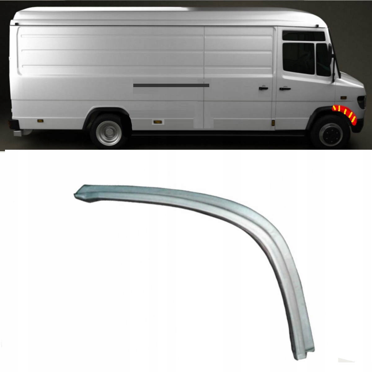 Pravé Přední Kolo Mercedes Vario W670 95-13 Vnitřní