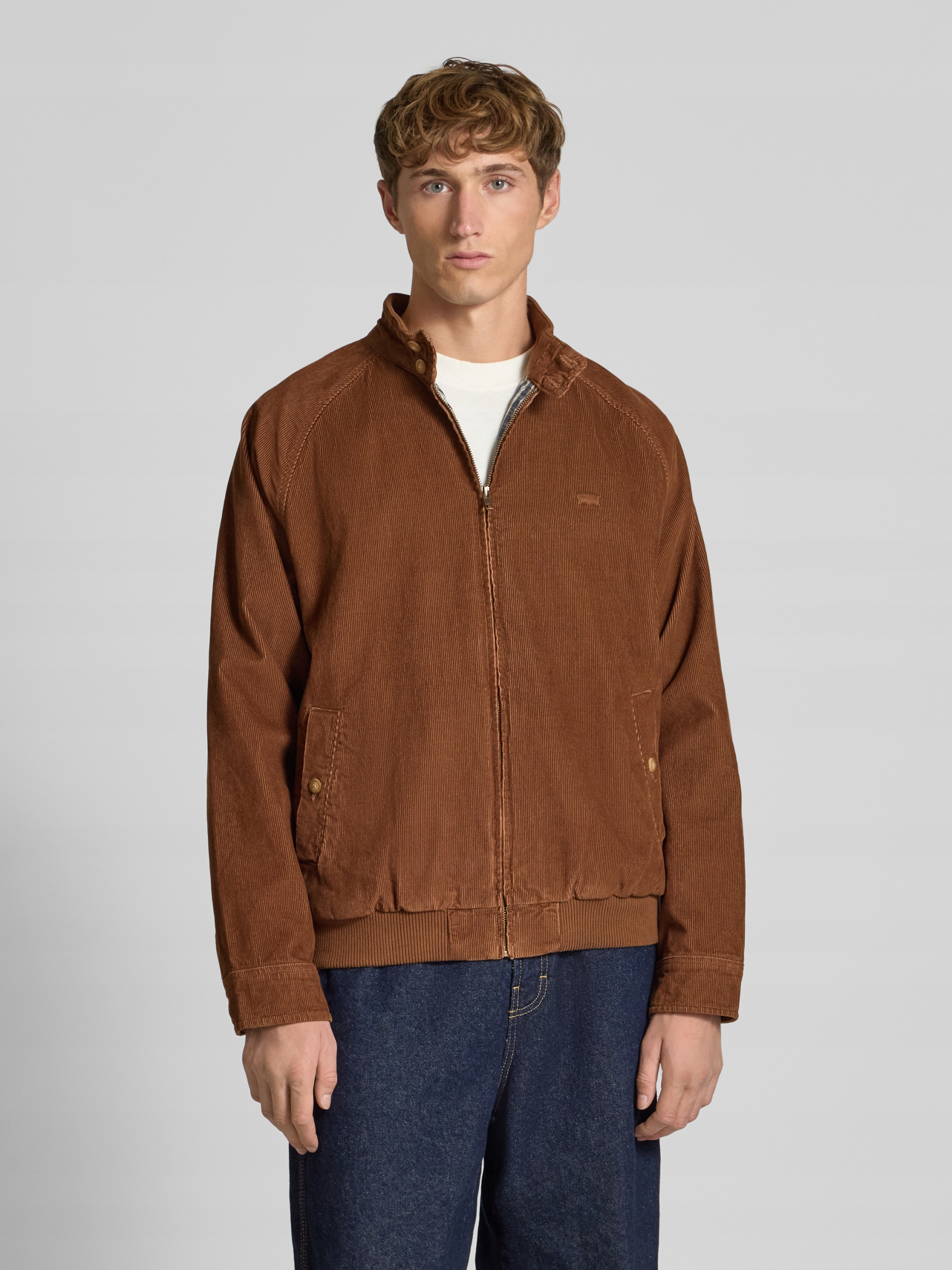 Levi's Pánská Bunda Hnědá Klasická Krátká M 6FA