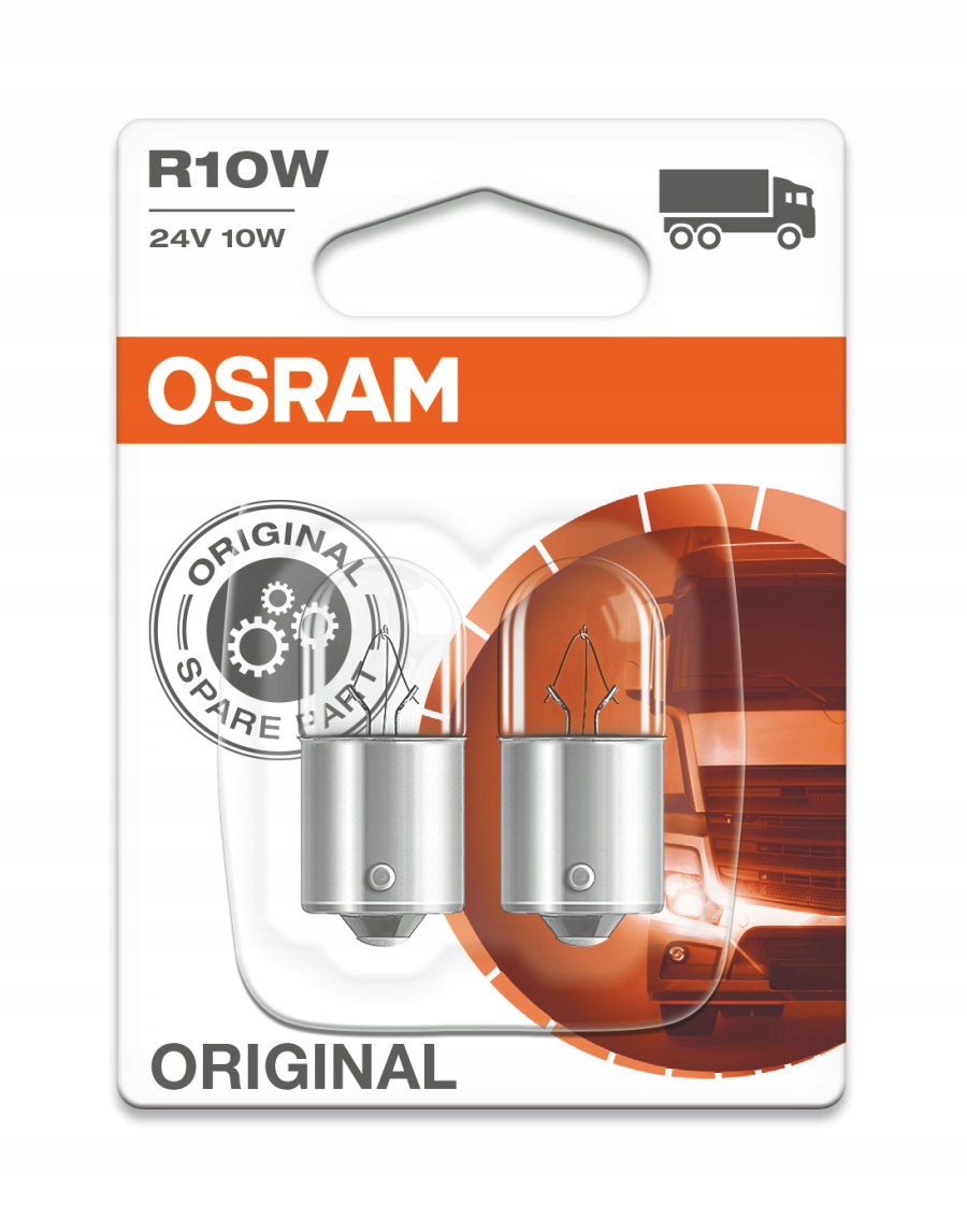 

Osram żarówki samochodowe R10W 12V 5W BA15s 2 szt.