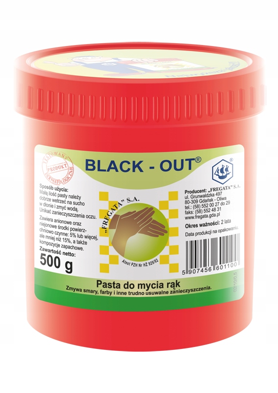 

Black Out pasta bhp 500 g