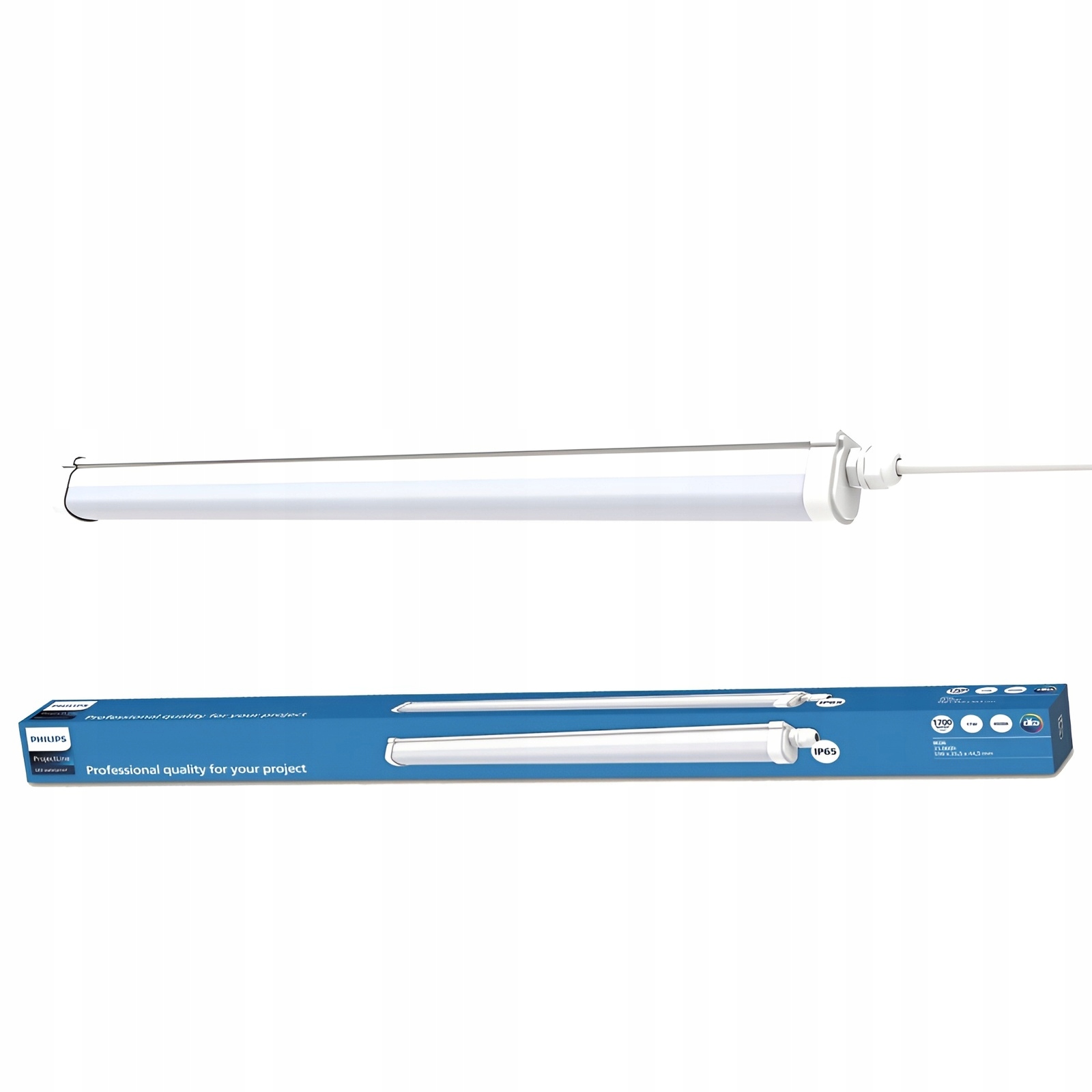 Hermetická Led lampa do garáže 17W 60cm IP65 dílenská Philips