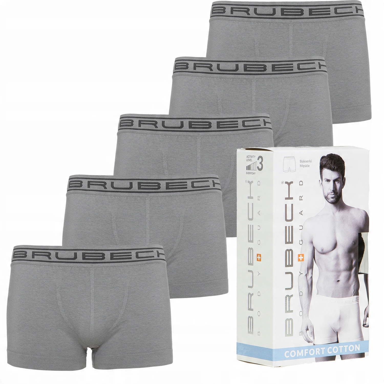 

Bokserki Majtki Męskie Shortbox 5szt Brubeck XL