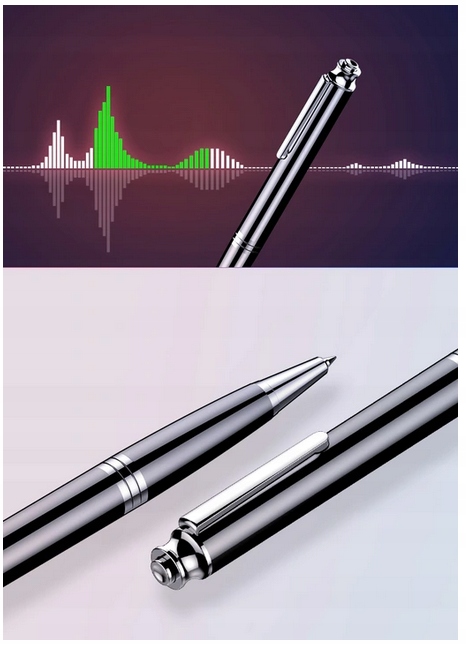 DŁUGOPIS MINI DYKTAFON SZPIEGOWSKI PENDRIVE 20H HQ Zasilanie akumulatorowe