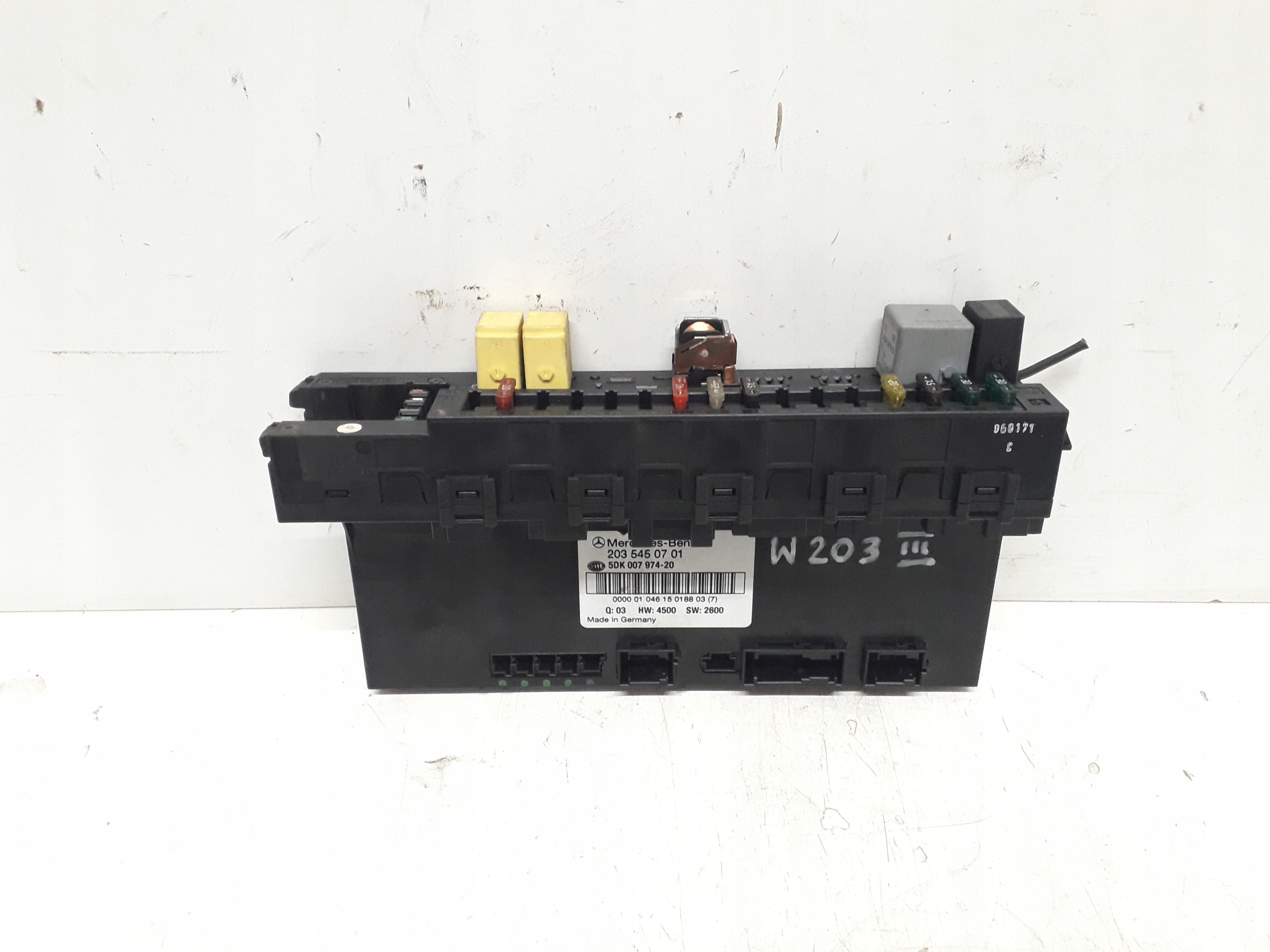 MERCEDES C KLASA W203 MODUŁ STEROWNIK SAM 2035450701