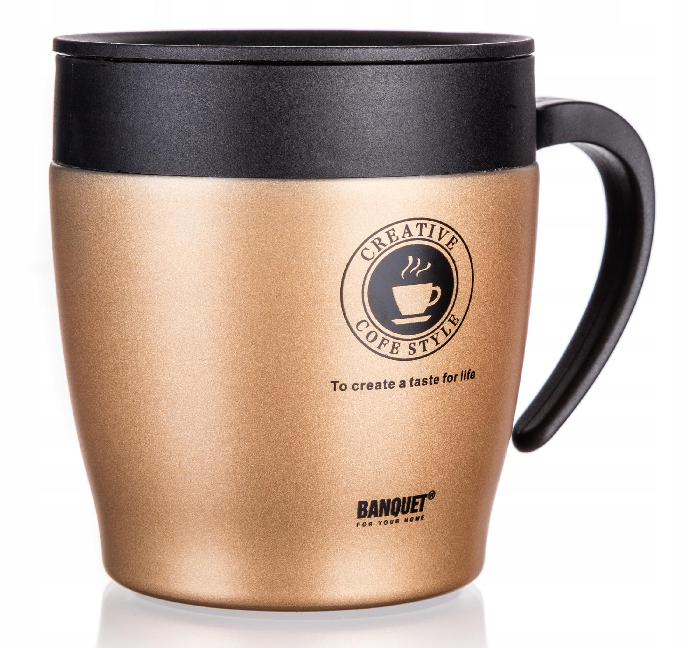 

Termos Kubek termiczny Tazza 330ml złoty Banquet