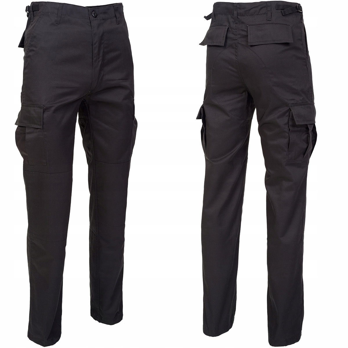 Spodnie Dziecięce Harcerskie Wojskowe Juniorskie Mil-Tec Bdu Czarne XXL