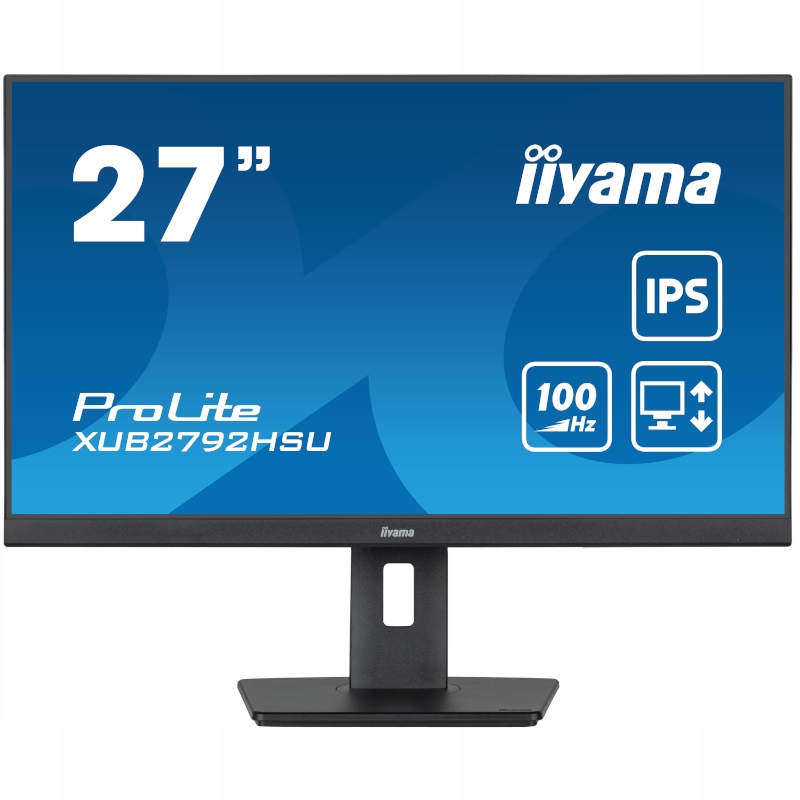 Monitor iiyama 27 XUB2792HSU-B6 Fhd Ips Hdmi Dp 100Hz USB3.2 Pivot