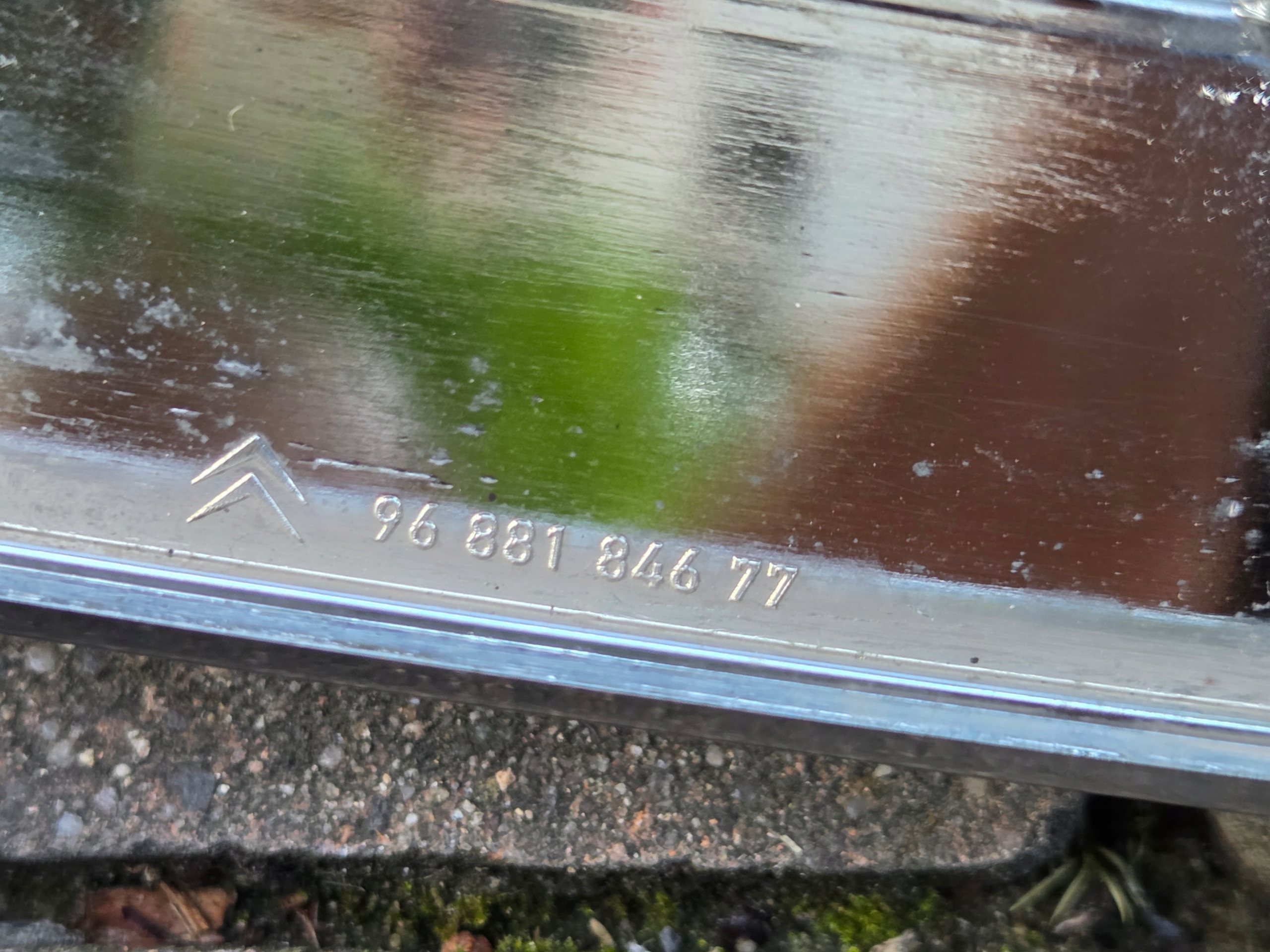 CITROEN DS4 хром решетка бампера переднего 9688184677 11-2015