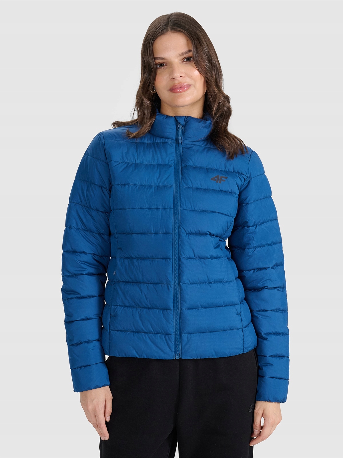 4F Dámská přechodová bunda tmavě modrá Xs