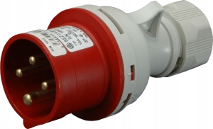 

Wtyczka siłowa wtyk 16A 4P 4 bolce IP44 Sez