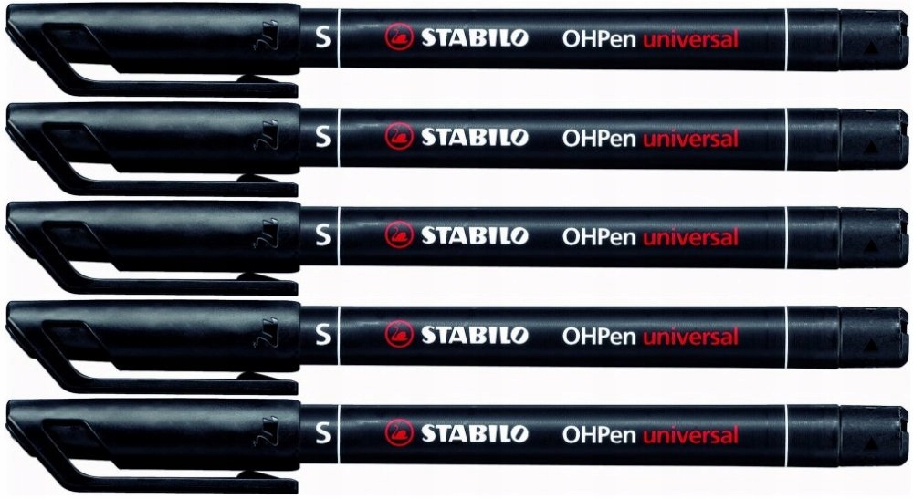 

Marker permanentny 0.4mm okr Stabilo Czarny x 5