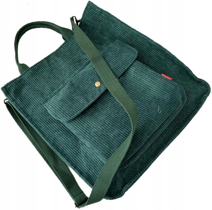 Torba Sztruks torebka SHOPPER Pojemna miejska XL Płeć kobieta