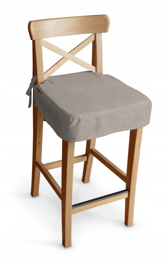 Dekoria Sedák na barovou židli Ingolf Ikea šedý