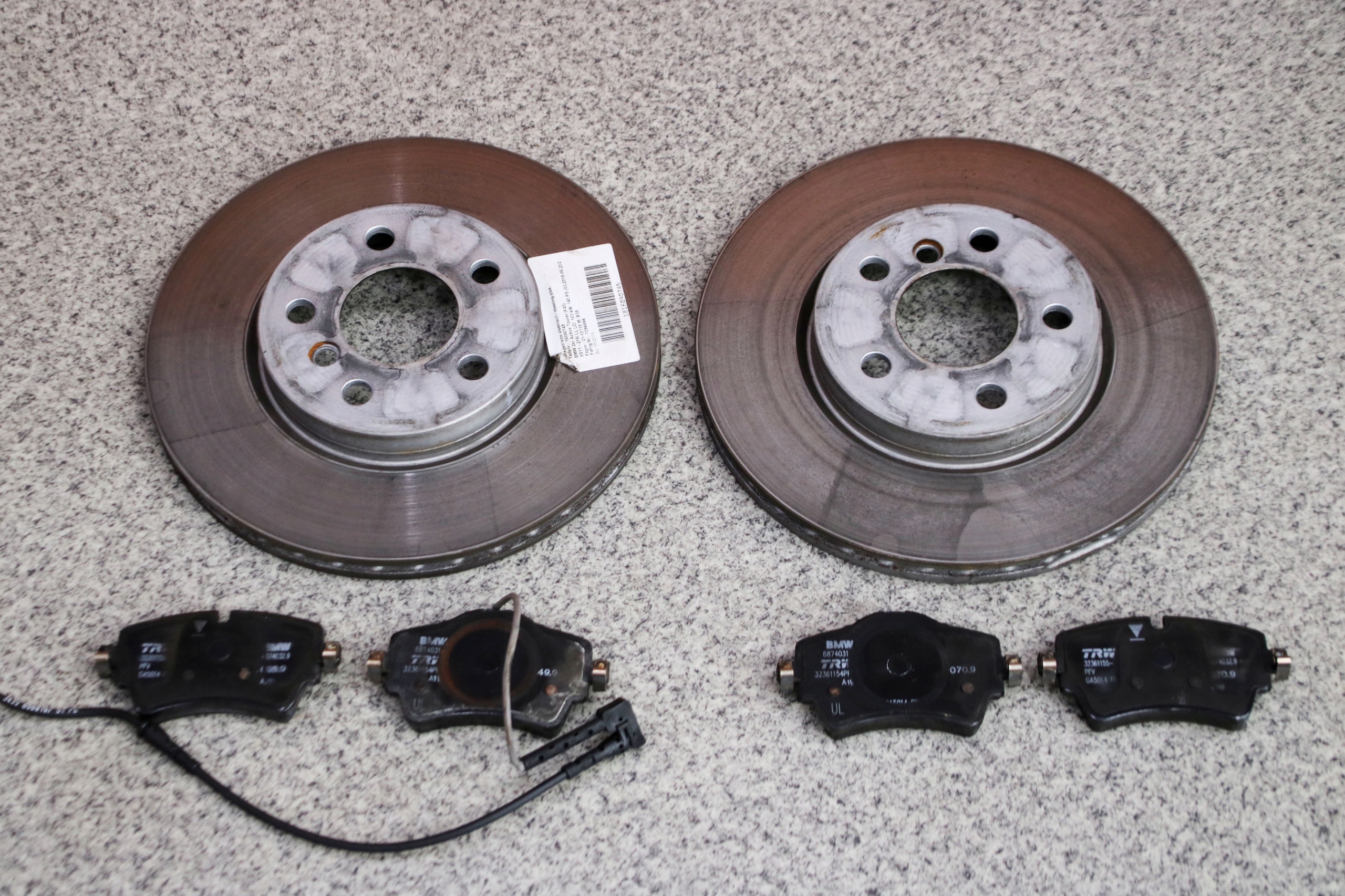 MINI F54 F60 discs plates front front 294x22 3475 km !!!