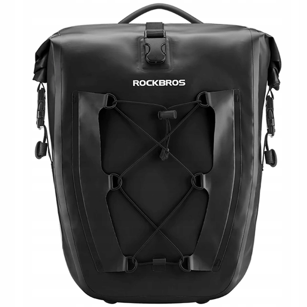 Torba rowerowa Rockbros wodoodporna na bagażnik 25-32L czarna