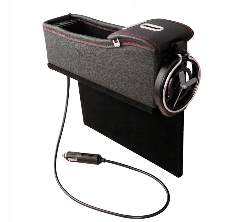 

Skórzany Organizer Samochodowy Z Port Usb Pasażer
