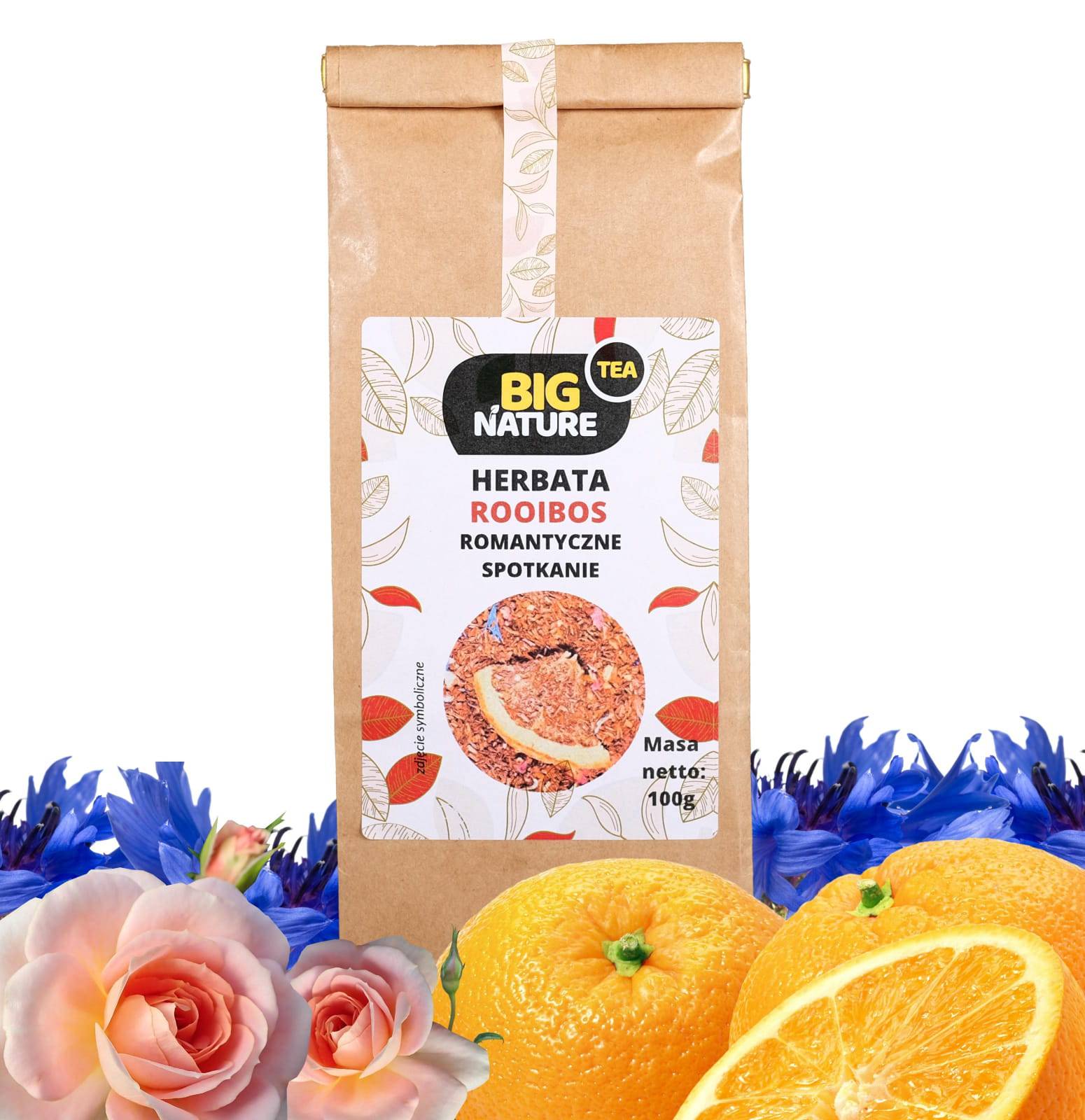 Herbata ROOIBOS ROMANTYCZNE SPOTKANIE 100g - BIG NATURE — 3