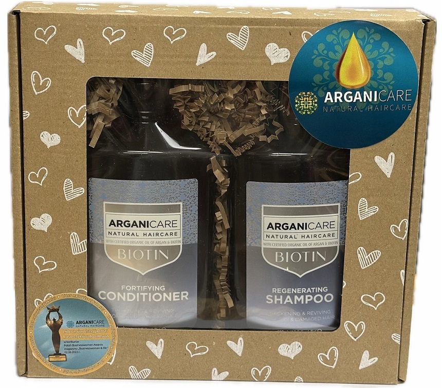 Sada Arganicare Biotin Šampon 400 ML Obnovující Odž. 400 ML