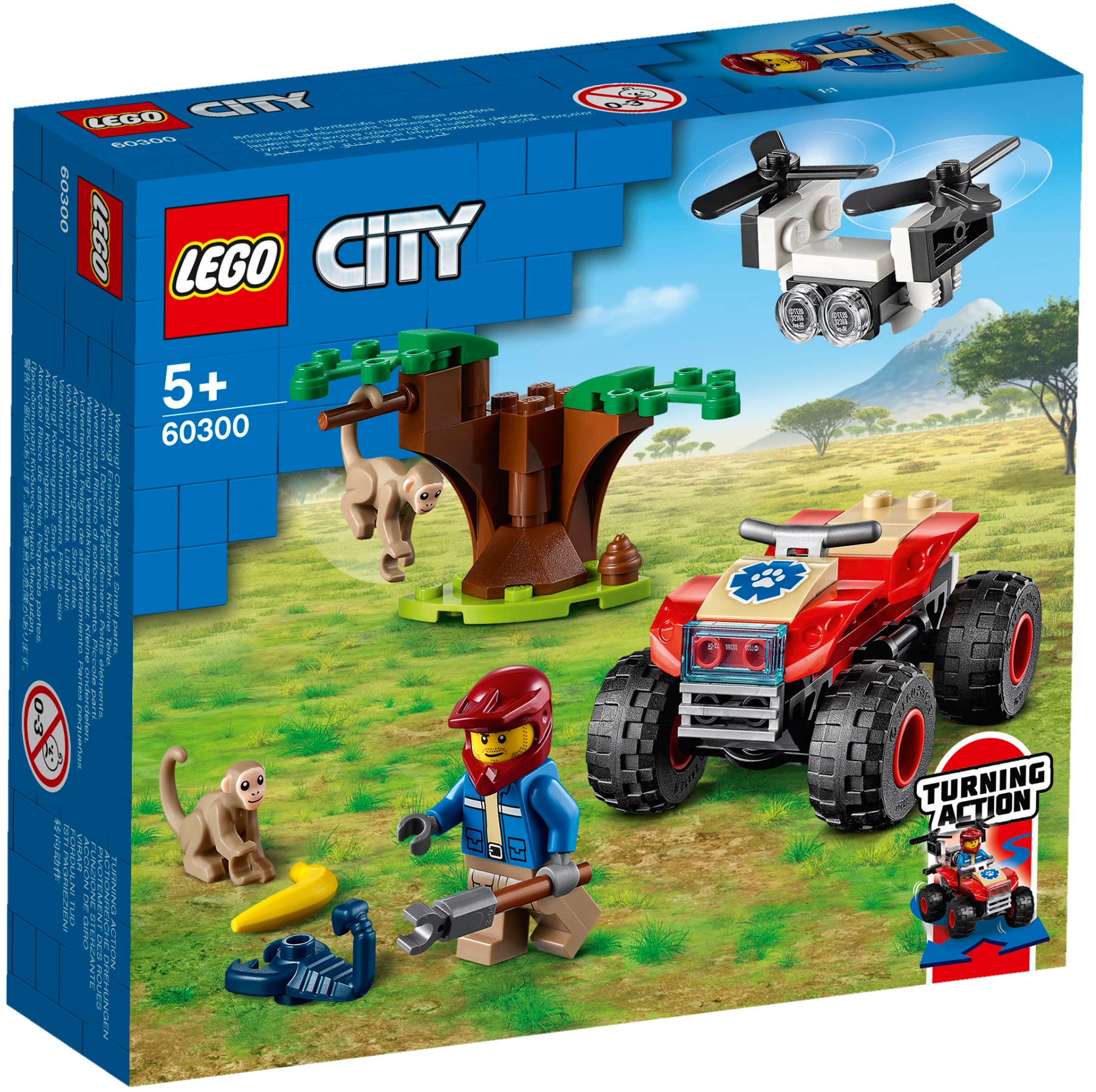 

Lego City 60300 Quad ratowników dzikich zwierząt