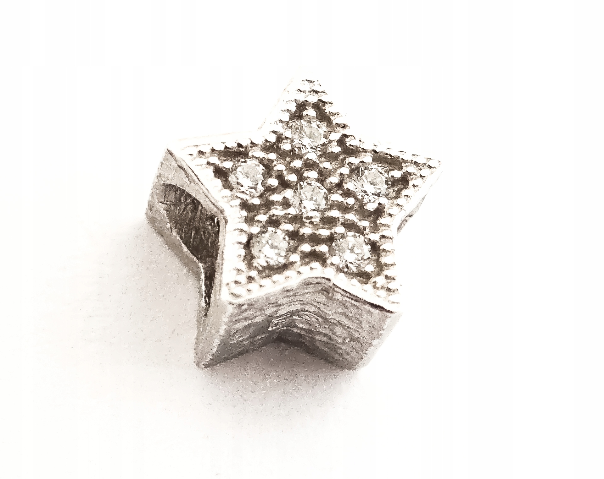 

Charms,koralik Do Pandora SREB925 Gwiazda Cyrkonie