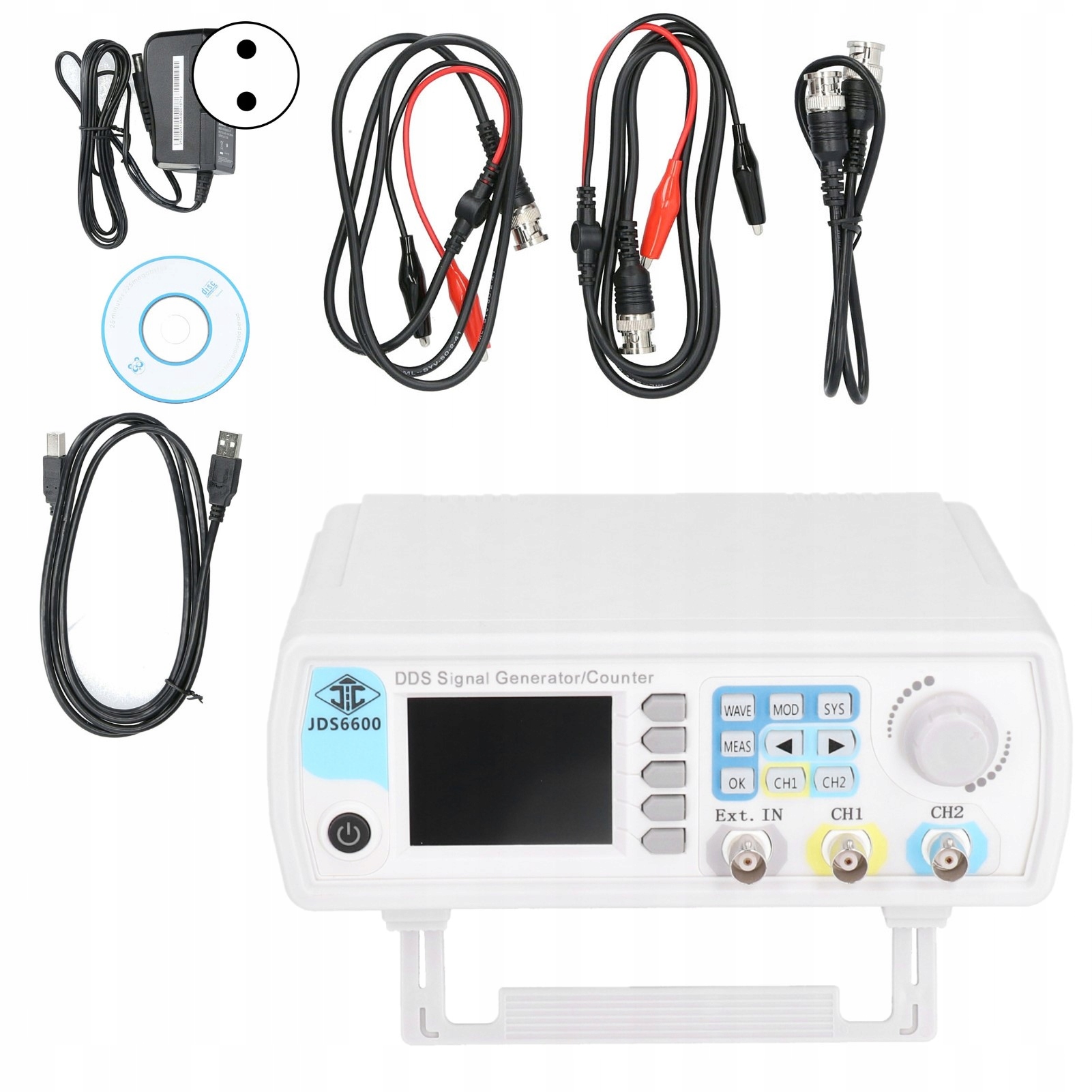 Dds Funkční Generátor Signálu s Napájením 100V-240V 2 Kanály