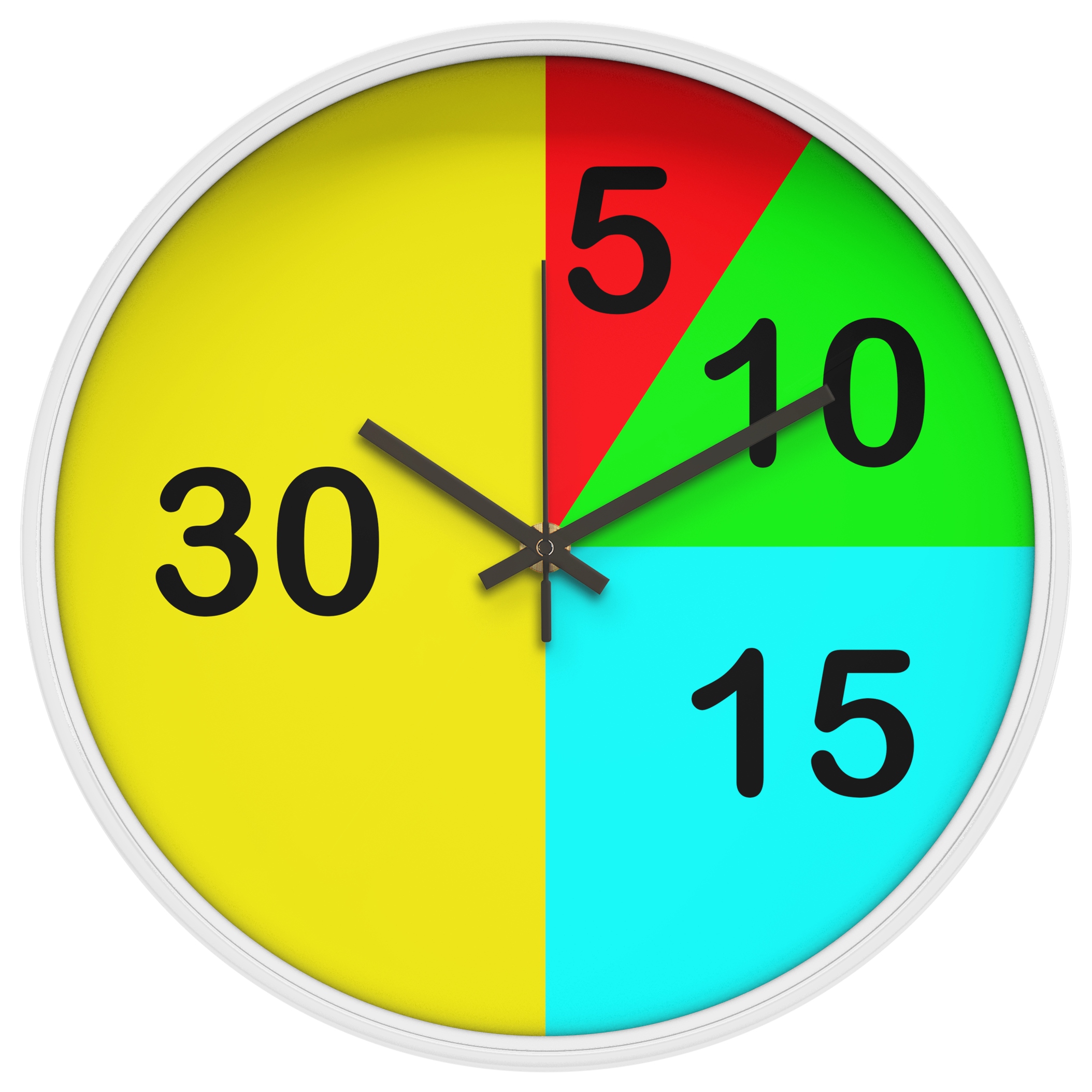 Zegar ścienny cichy daltoński organizacja 25 cm Marka inna