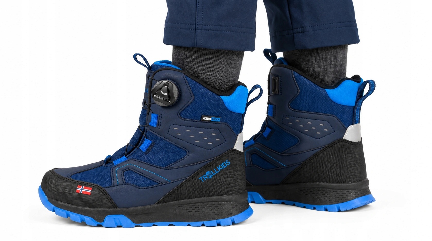 Buty dziecięce zimowe Trollkids Kirkenes Winter Boots wodoodporne wysokie