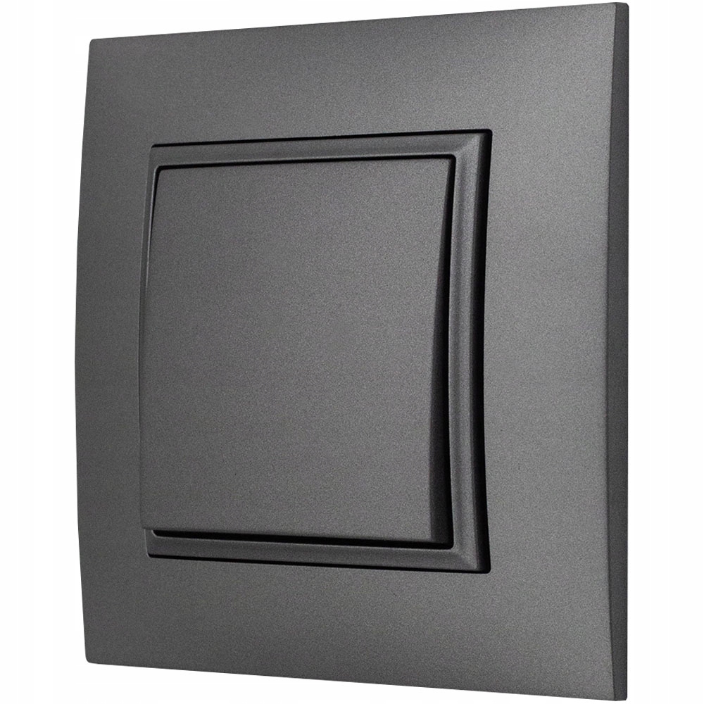 

Włącznik Światła Pojedynczy Aria Szary Kontakt