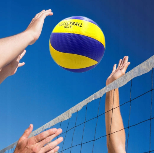 PIŁKA + POMPKA do GRY DO SIATKÓWKI SIATKOWA PIŁKA PLAŻOWA MECZOWA HALOWA Rozmiar 5