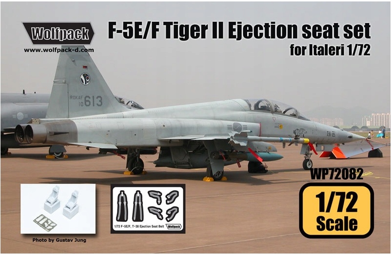 F-5E/F Tiger II vystřelovací Seat souprava Wolfpack WP72082 měřítko 1/72