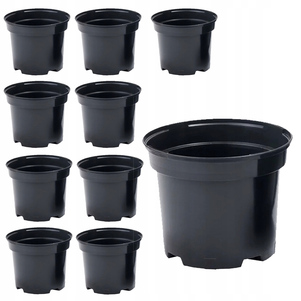 

Doniczka produkcyjna czarna 21 cm 4l 10 sztuk