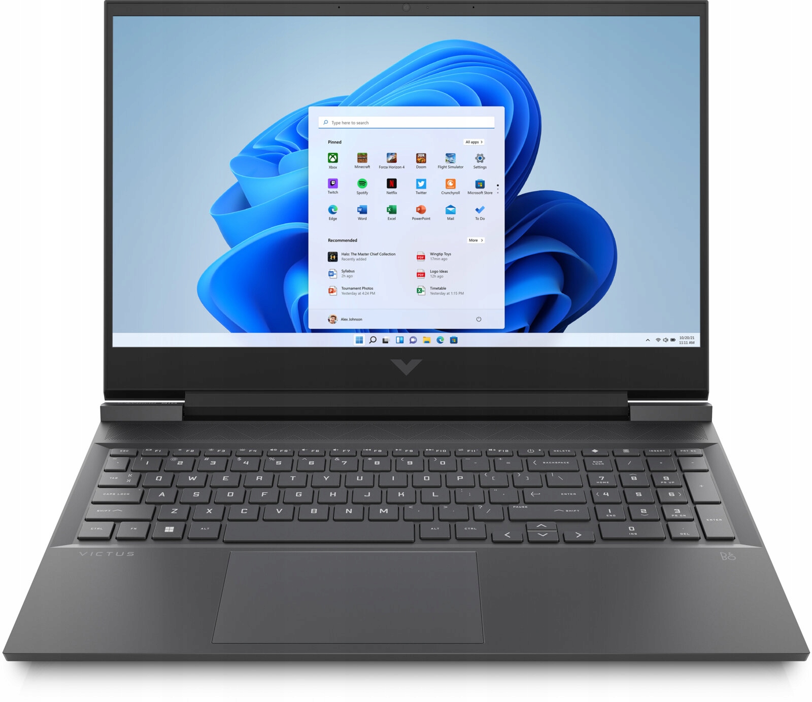 Notebook HP Victus 15 15,6&quot; Intel Core i5 16 GB / 512 GB sivý
