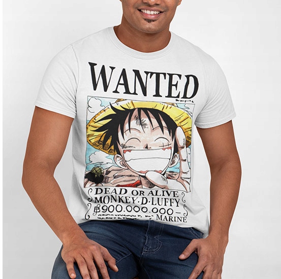

Koszulka One Piece Wanted Luffy 2