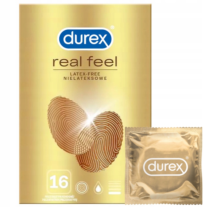

Prezerwatywy Durex Real Feel nielateksowe 16 szt.