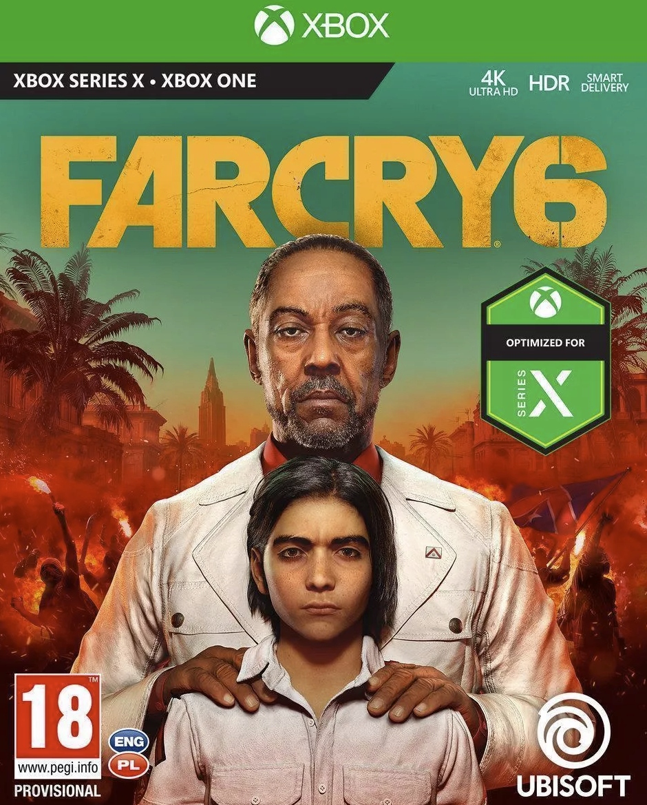 GRA FAR CRY 6 XBOX SERIES X / S KLUCZ KOD NOWA PL Microsoft Xbox Series X / Tytuł GRA FAR CRY 6 XBOX SERIES X / S KLUCZ KOD NOWA PL