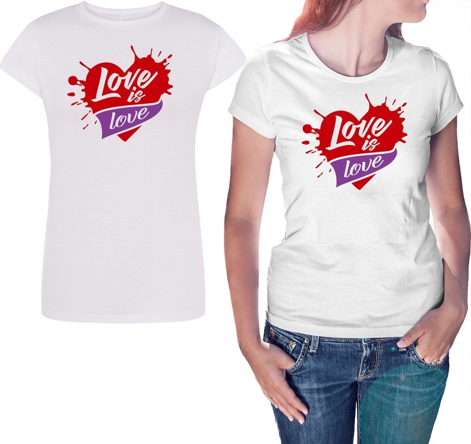 

Koszulka Love Is Love Lgbtq Pride biała L