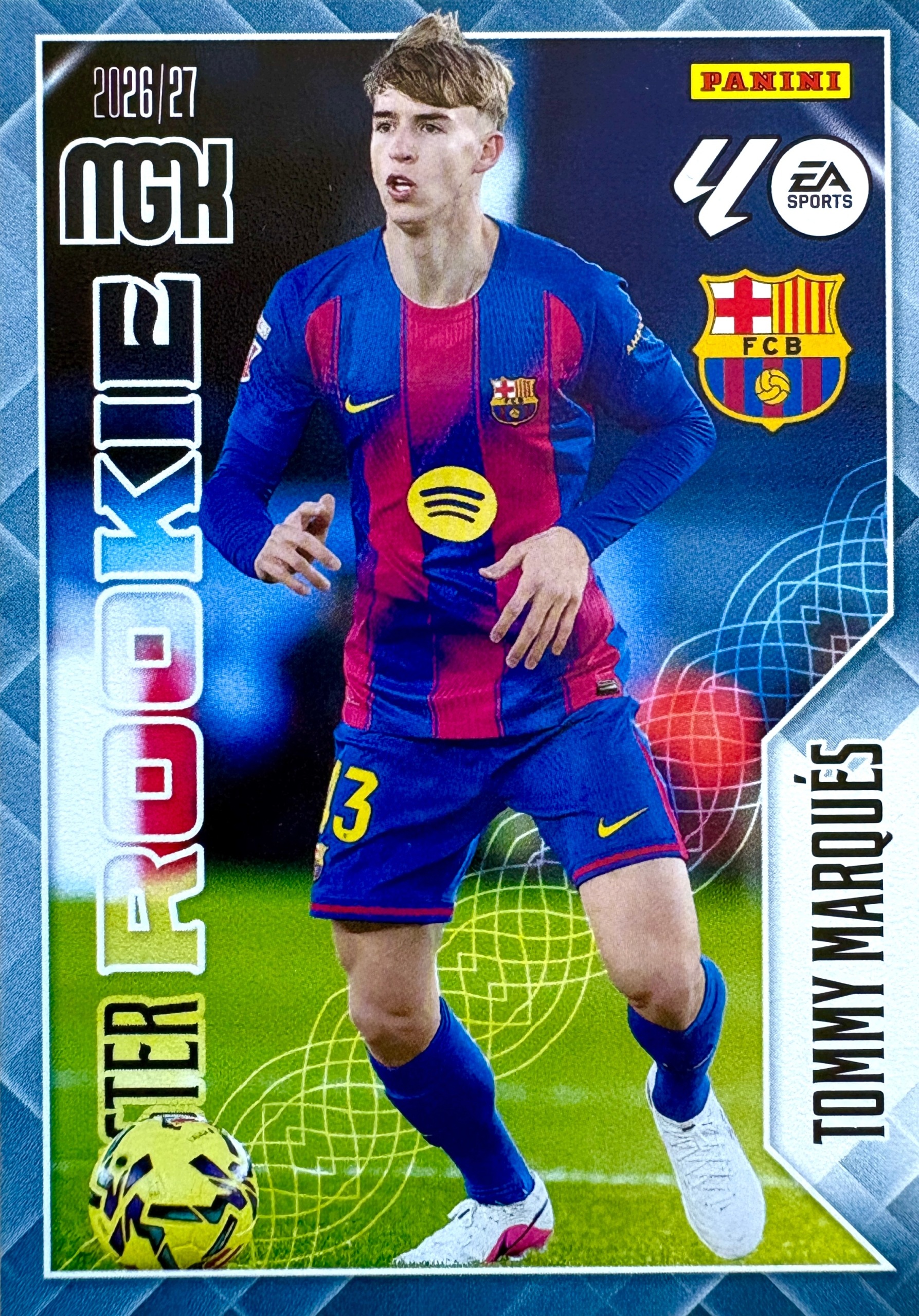 Megacracks 2026-27 Mgk LaLiga Master Rookie 420 Tommy Marques Barcelona
