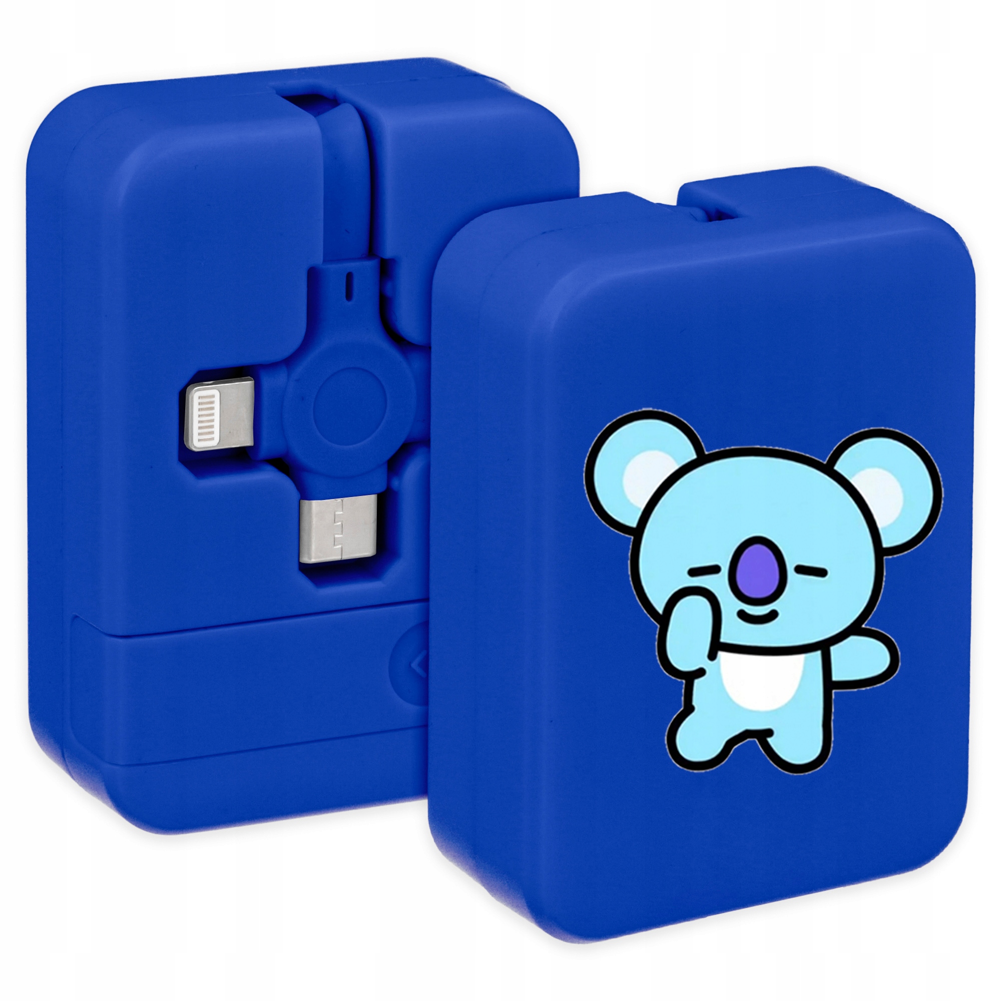 Kabel USB 3w1 Kostka Czerwony