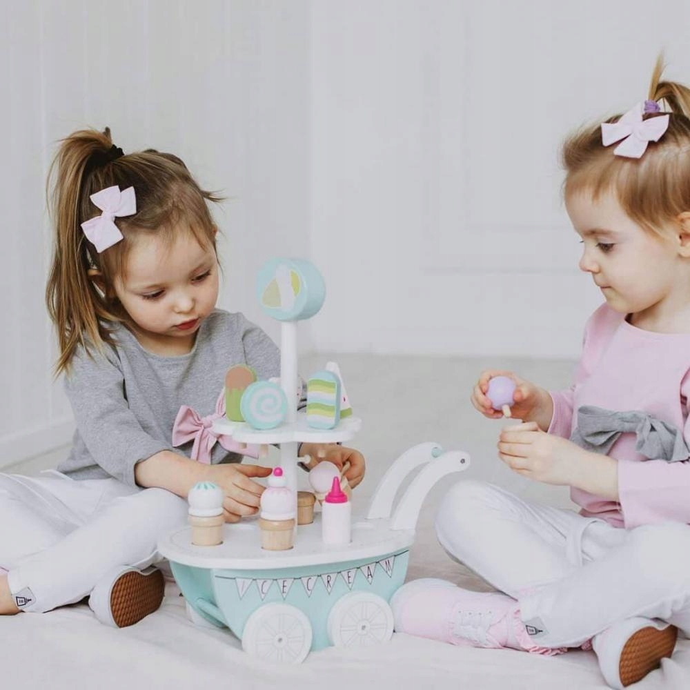 JABADABADO DREWNIANA LODZIARNIA NA KÓŁKACH WÓZEK Rodzaj zestaw