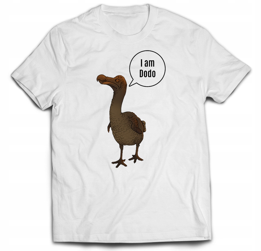 

T-shirt Dodo ptak śmieszne wyginięcie Alicja L