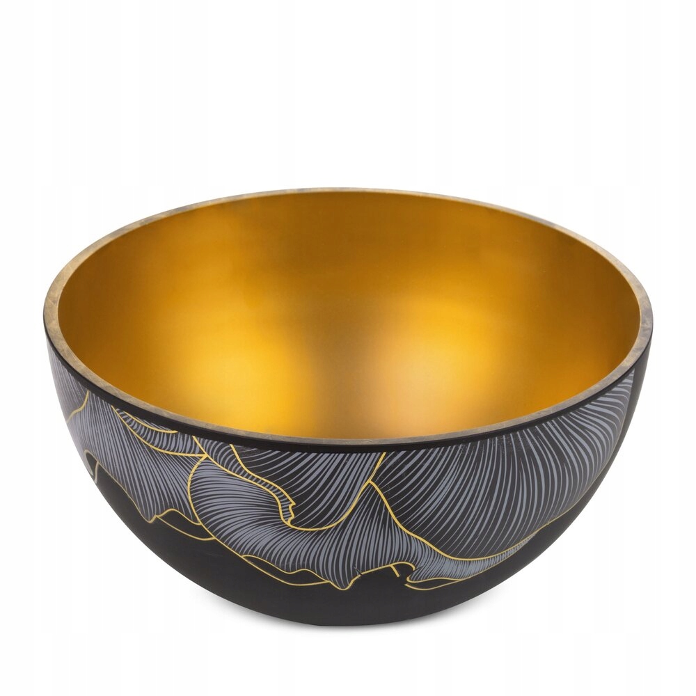 Dekoratívna misa PIVÓNIA1 Eurofirany čierna