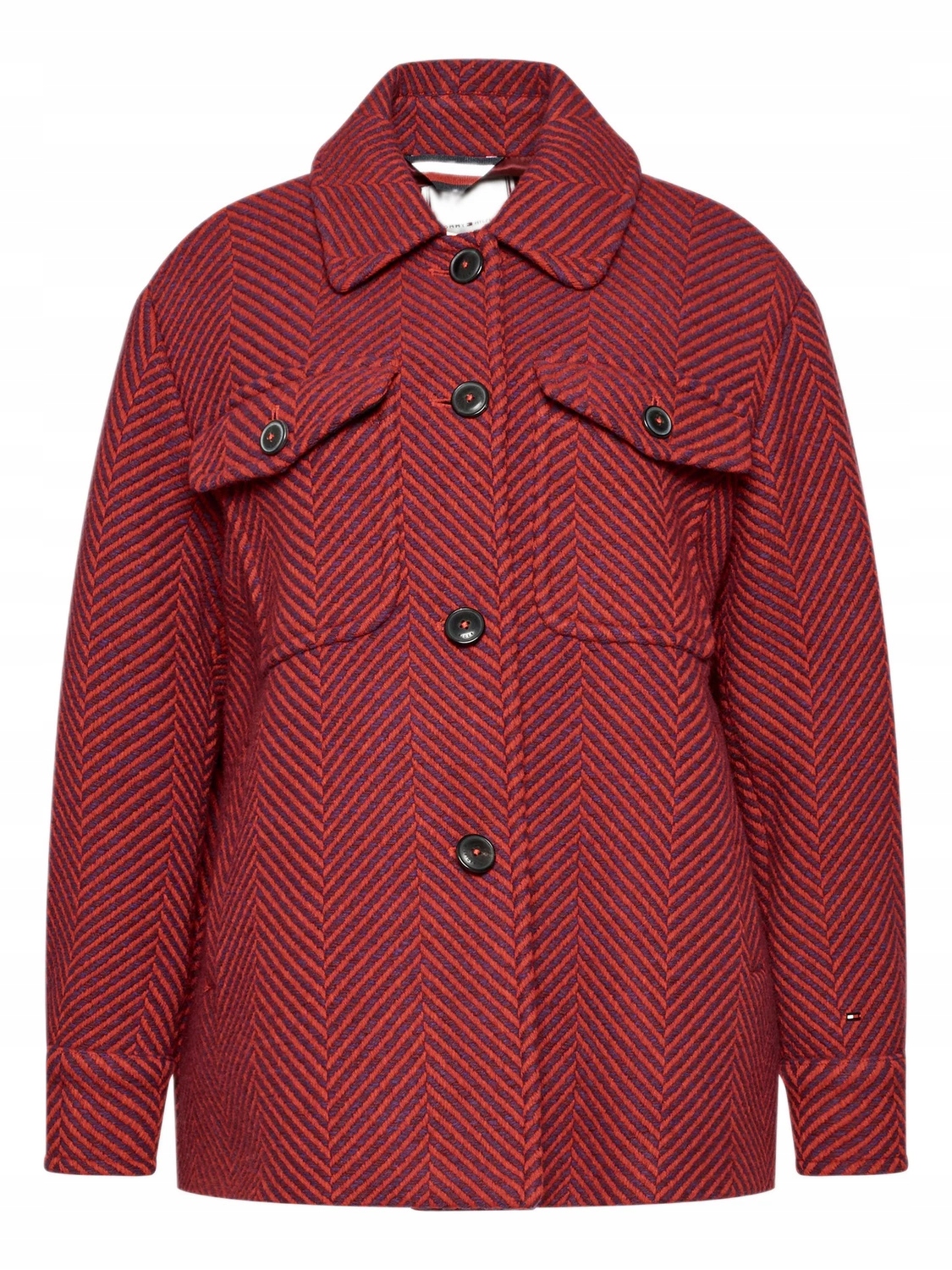 Dámská přechodová bunda Tommy Hilfiger s vlnou a kabátem, velikost 38